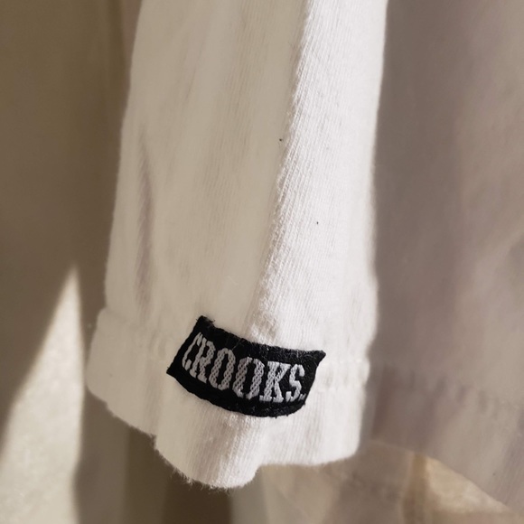 Crooks & Castles Mens White T Shirt Ak-47 - Picture 4 of 6